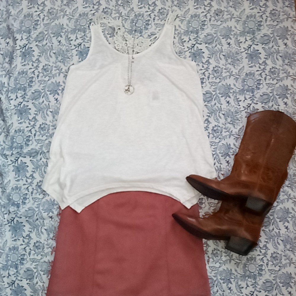 Good looking back lace tank